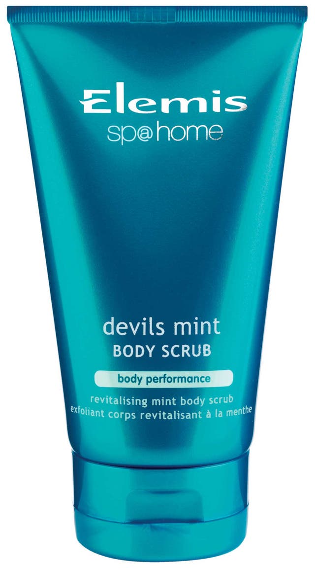 Elemis Devils Mint Body Scrub Delivers smooth, just-been-to-a-spa skin, £26, timetospa.co.uk