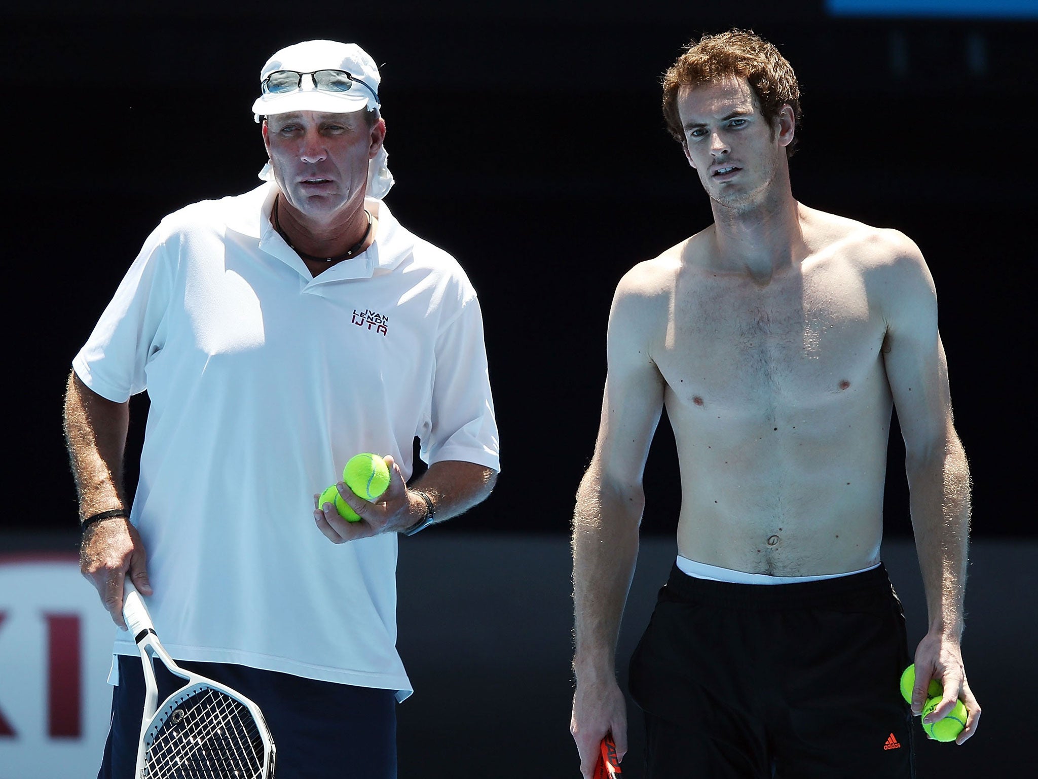 Andy Murray has put in plenty of work on court with coach Ivan Lendl in preparation for the Australian Open