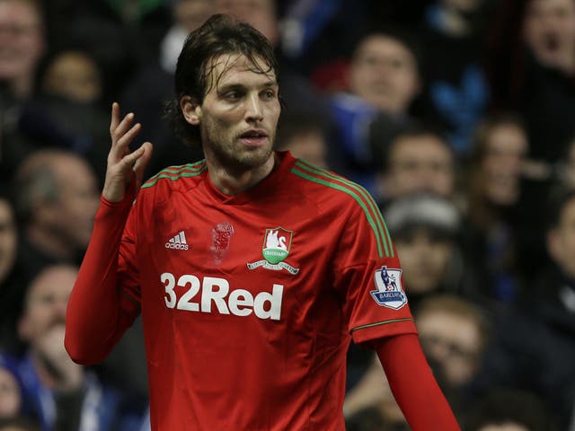 Michu: Has scored 16 goals in 25 games for Swansea this season