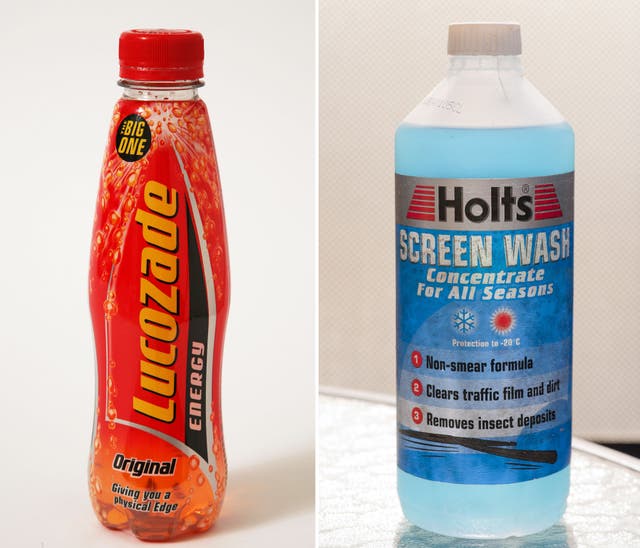 Gary Quigley is accused of putting the screenwash into a Lucozade bottle because he suspected a workmate was stealing his drinks