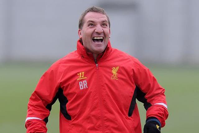 Brendan Rodgers: The Liverpool  manager said he would not swap Suarez for Van Persie
