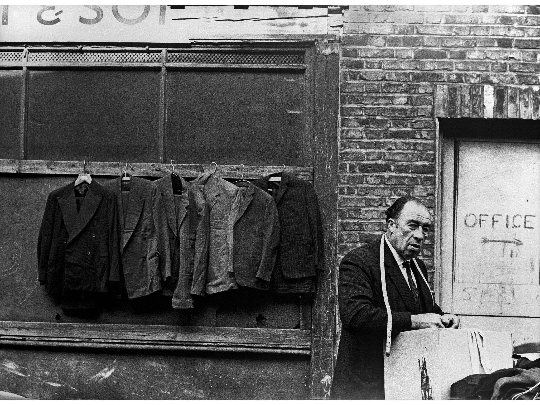 Berkoff on his subject: 'Something about the tape measure around his neck gave him a sense of authority and dignity that made me think he himself might have been a bespoke tailor at one time.'