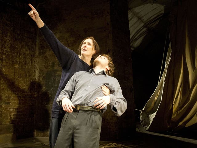 Haunted: Fiona Shaw and Daniel Hay-Gordon in The Ancient Mariner