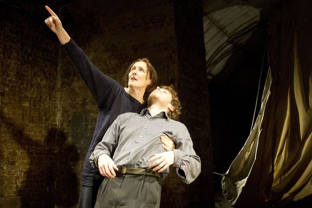 Haunted: Fiona Shaw and Daniel Hay-Gordon in The Ancient Mariner