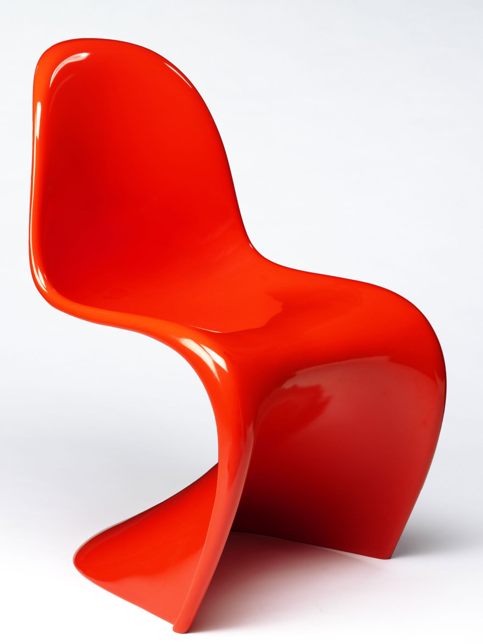 Hot seat: Verner Panton’s 1968 plastic chair is one of 200 works chosen from a collection of 14,000