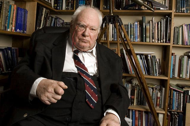 Star turn: Patrick Moore presented The Sky At Night for almost 56 years