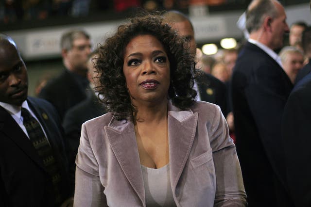 The Oprah effect: Winfrey, at a campaign rally in 2007, is said to have won the election for Obama
