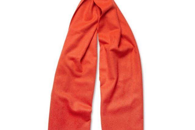 <p>1. Scarf</p>

<p>£100, J Crew, mrporter.com</p>

<p>This classy red cashmere scarf is the perfect garment for keeping warm in January, whether you wear it with a suit and overcoat or with a denim jacket and chinos.</p>