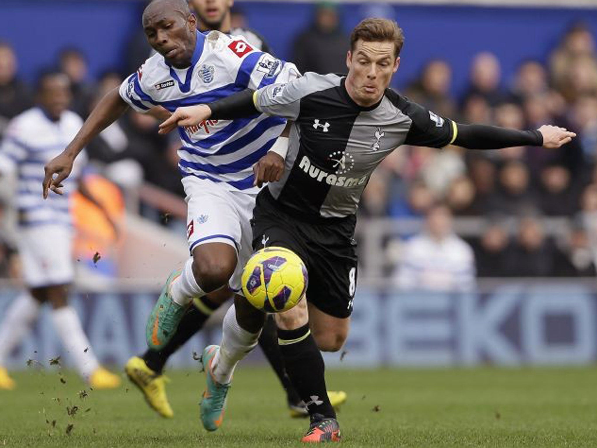 Scott Parker, right, missed the first four months of this season through injury
