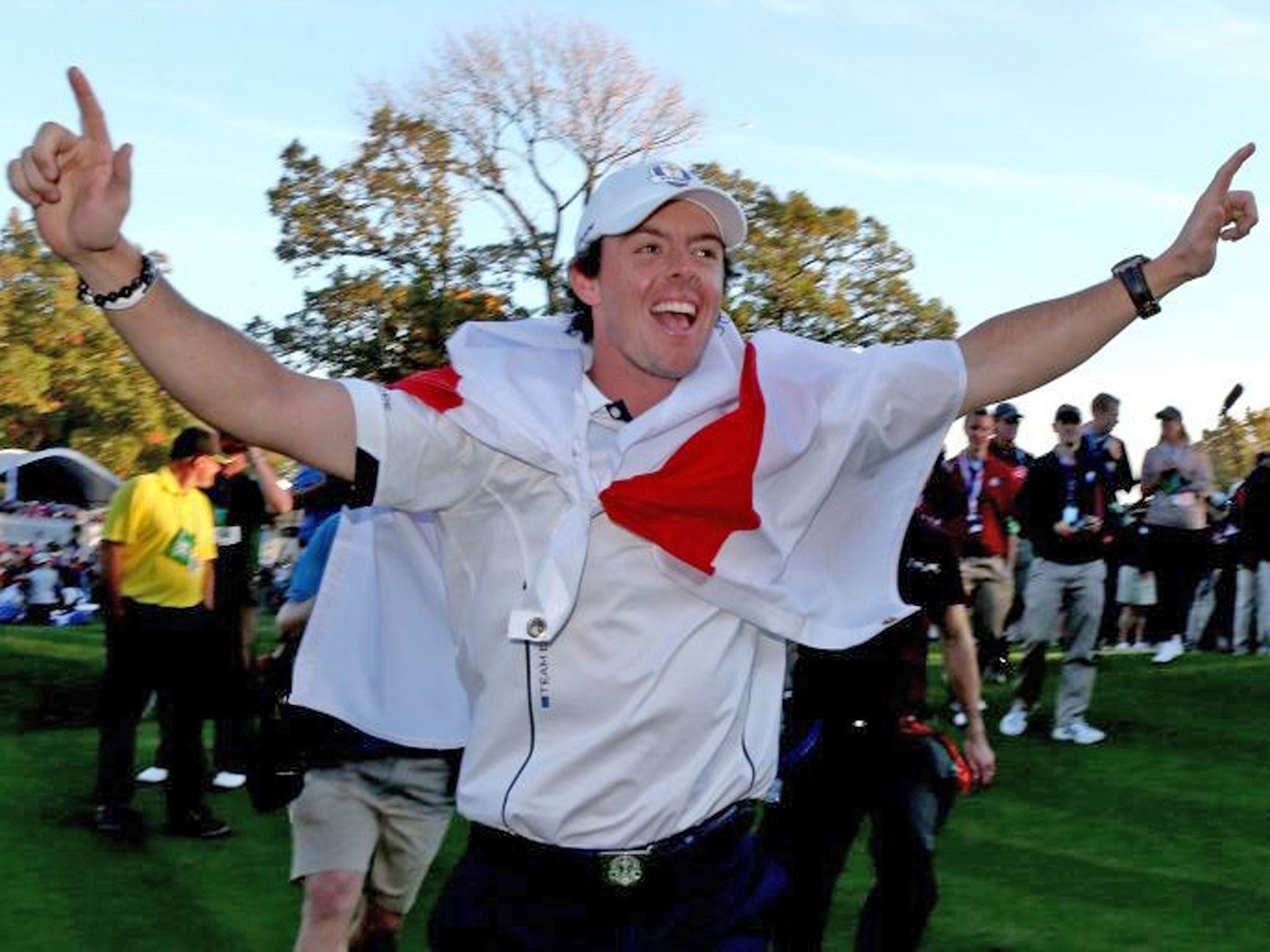 McIlroy’s image was enhanced by Europe’s Ryder Cup victory last year