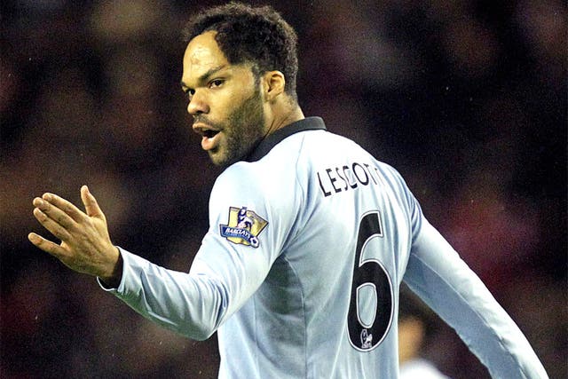 Linesman John Brooks has been stood down from FA Cup duty after telling Manchester City's Joleon Lescott, pictured, to applaud the fans on Sunday