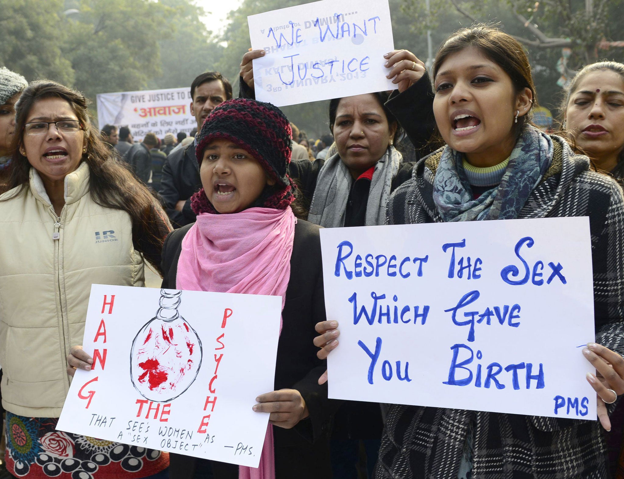 The rape case led to frequent demonstrations in Delhi