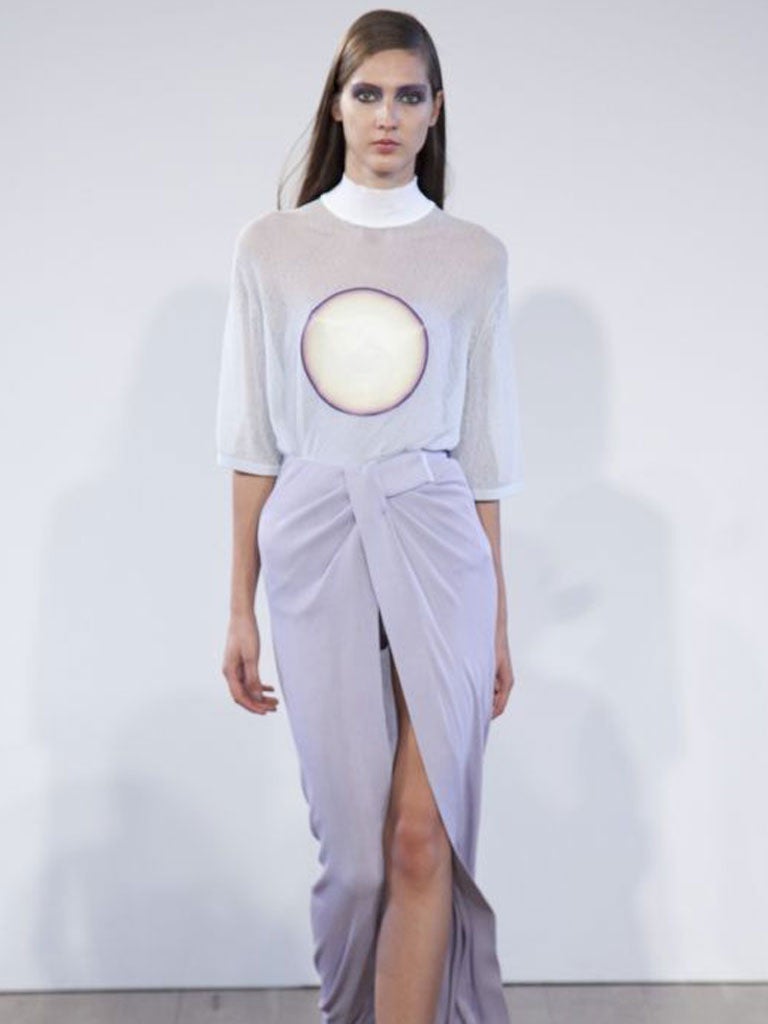 Lucas Nascimento on the catwalk