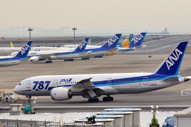 Japan's major airlines have grounded their Boeing 787 planes for safety checks