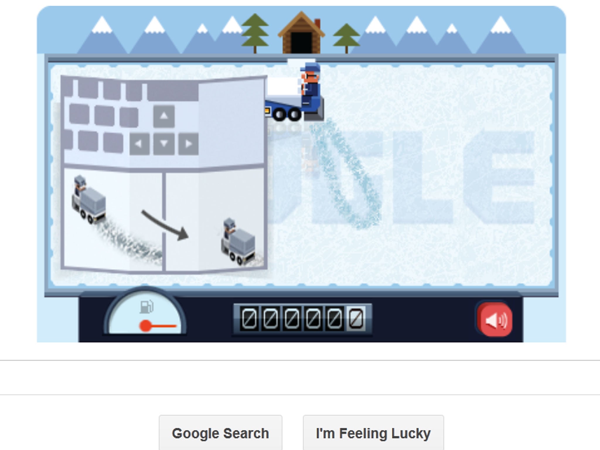 The search engine giant celebrated the inventor with a mini-game that sees users controlling the Zamboni machine.