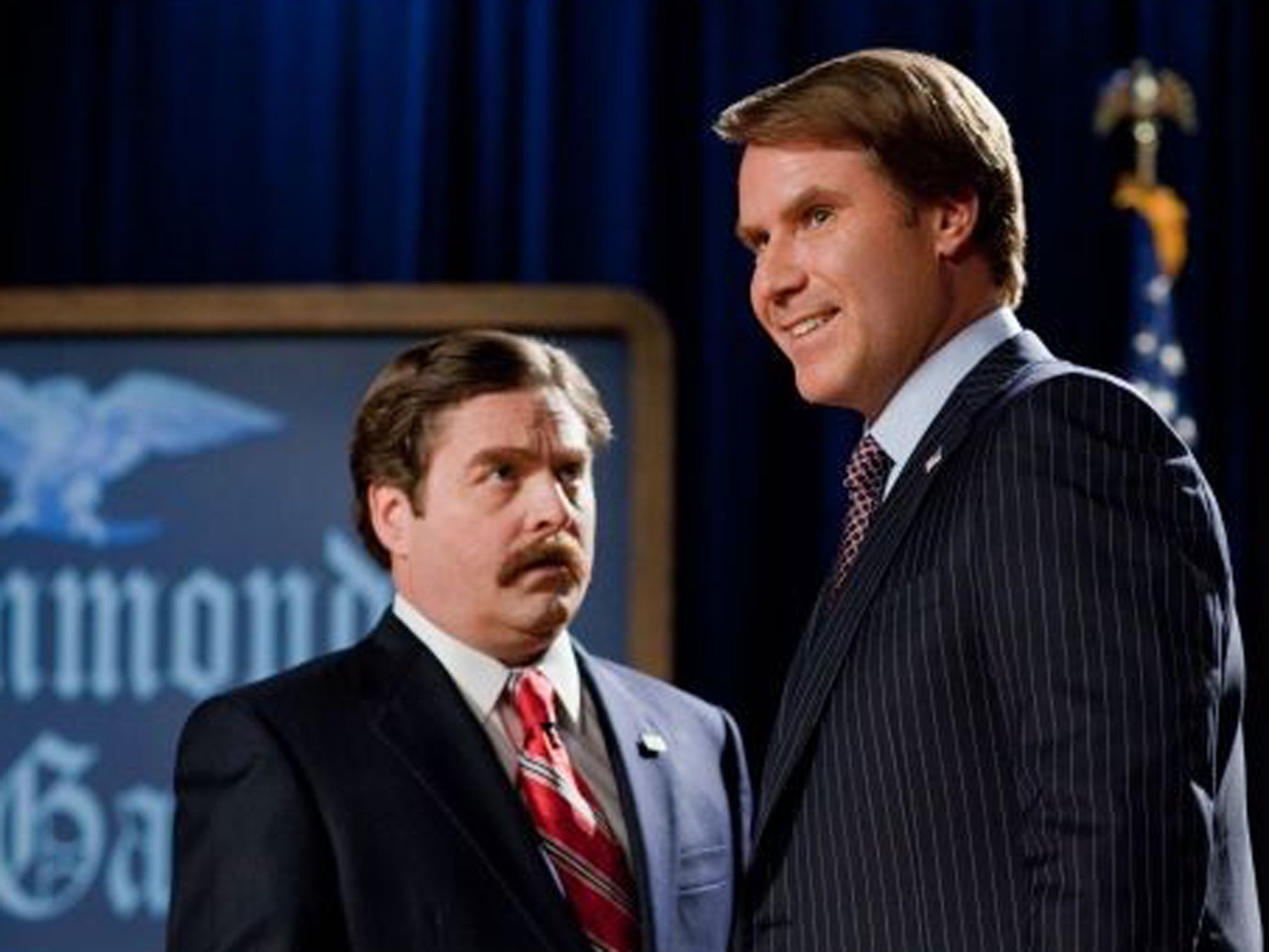 Zach Galifianakis and Will Ferrell in 'The Campaign'