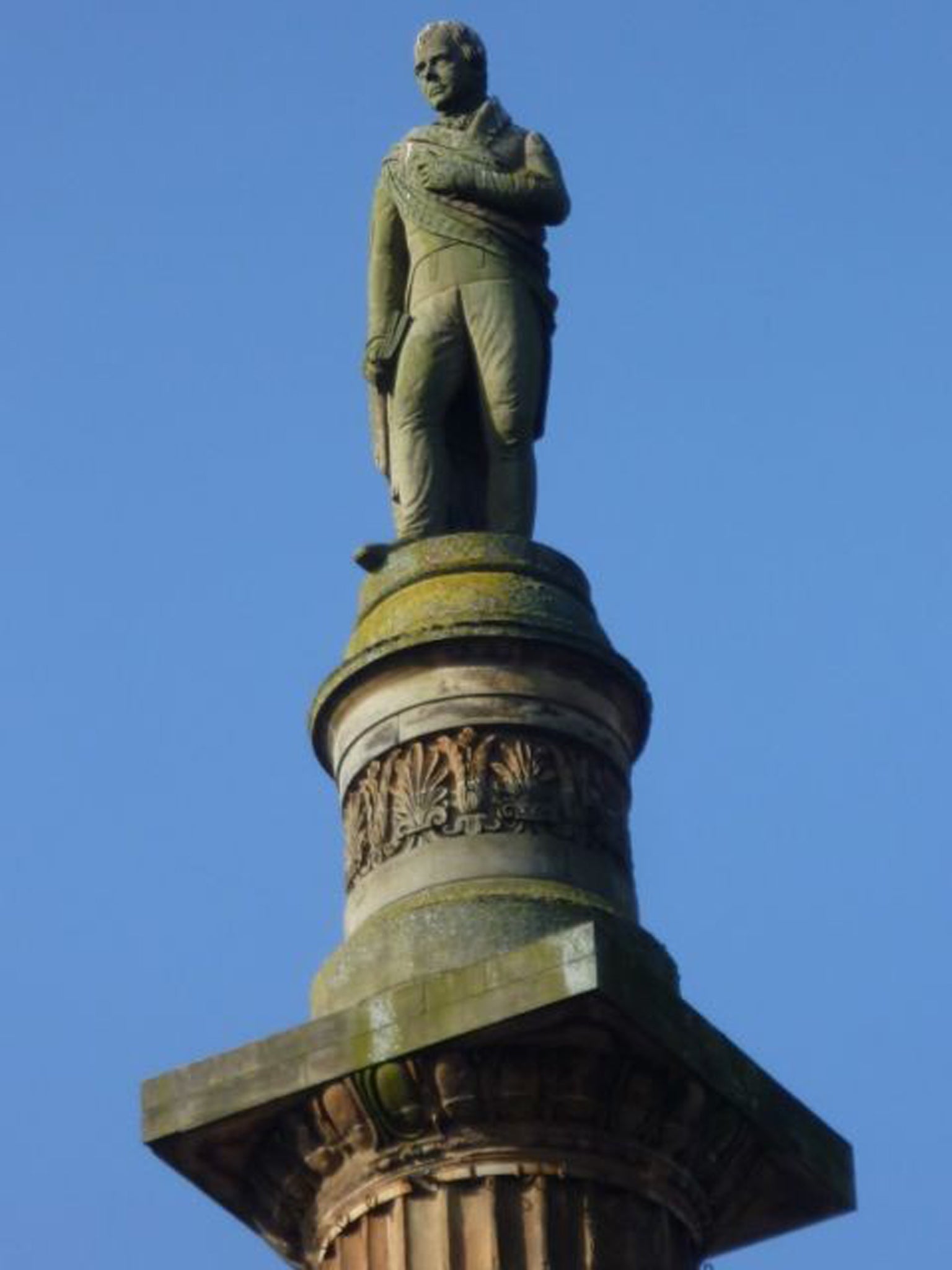 The monument of Walter Scott in Glasgow's George Square