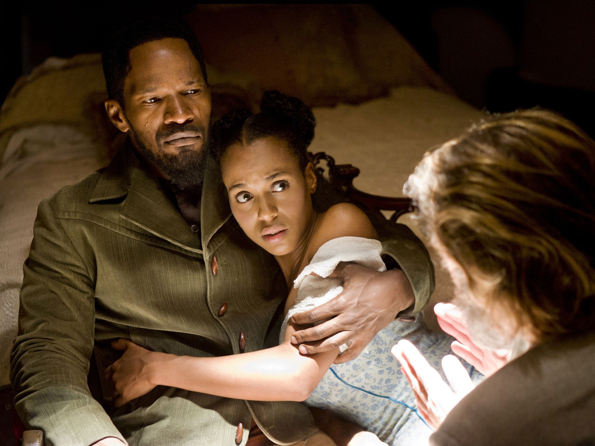 Slaves to passion: Jamie Foxx and Kerry Washington in ‘Django Unchained’