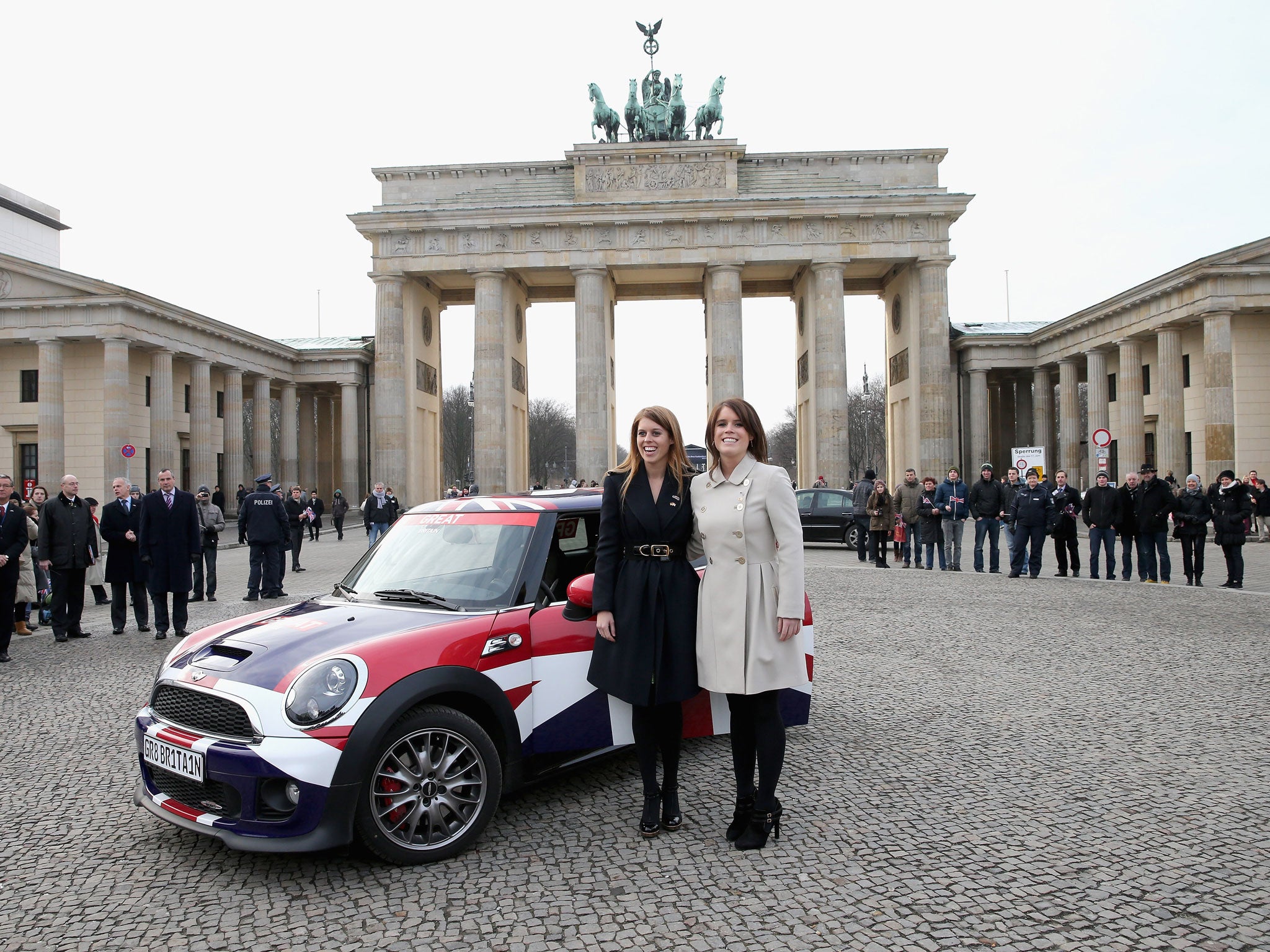 Princesses go on a Mini adventure to convince Germans we really do