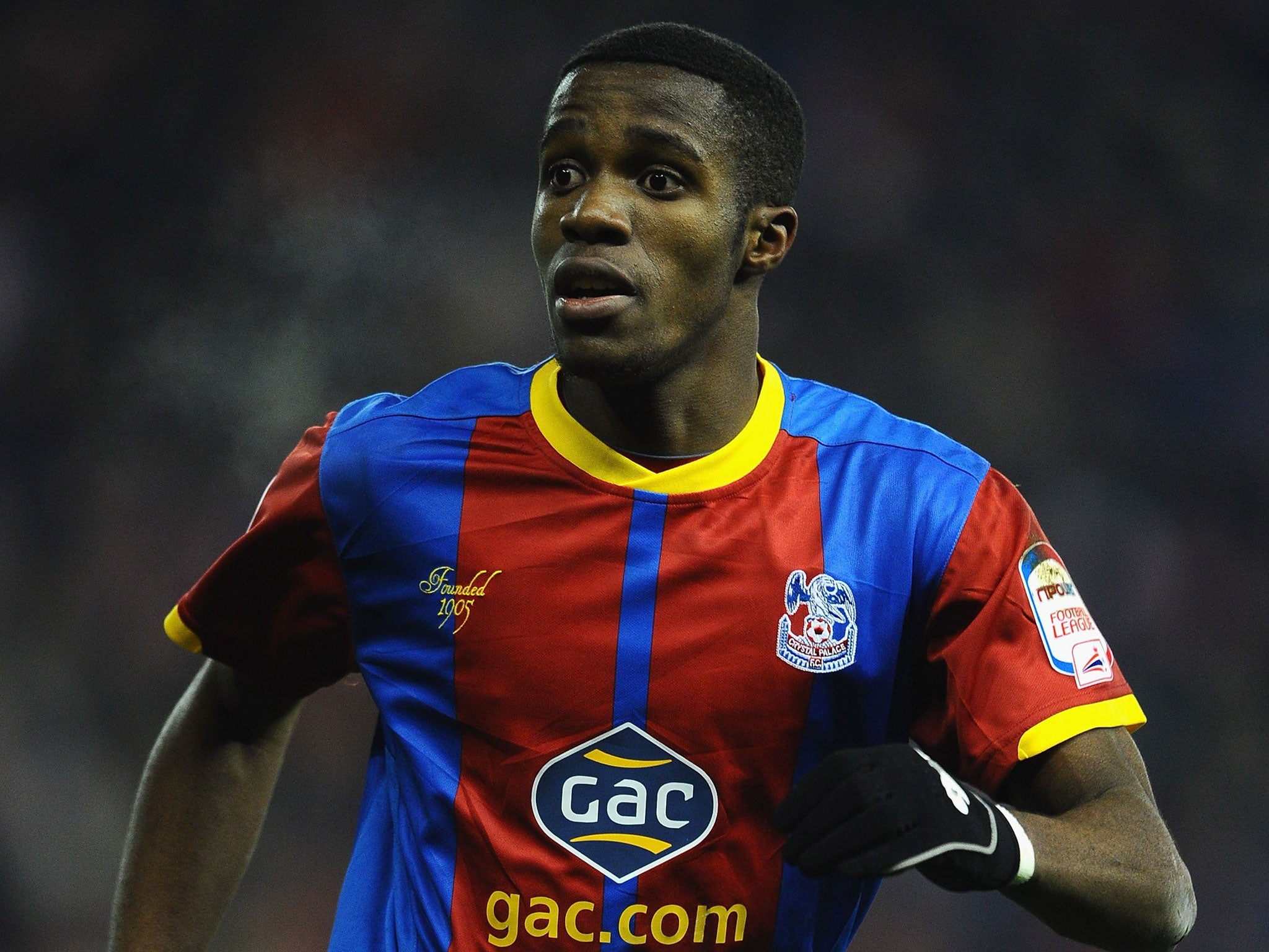 Wilfried Zaha showed off his skills against Stoke City