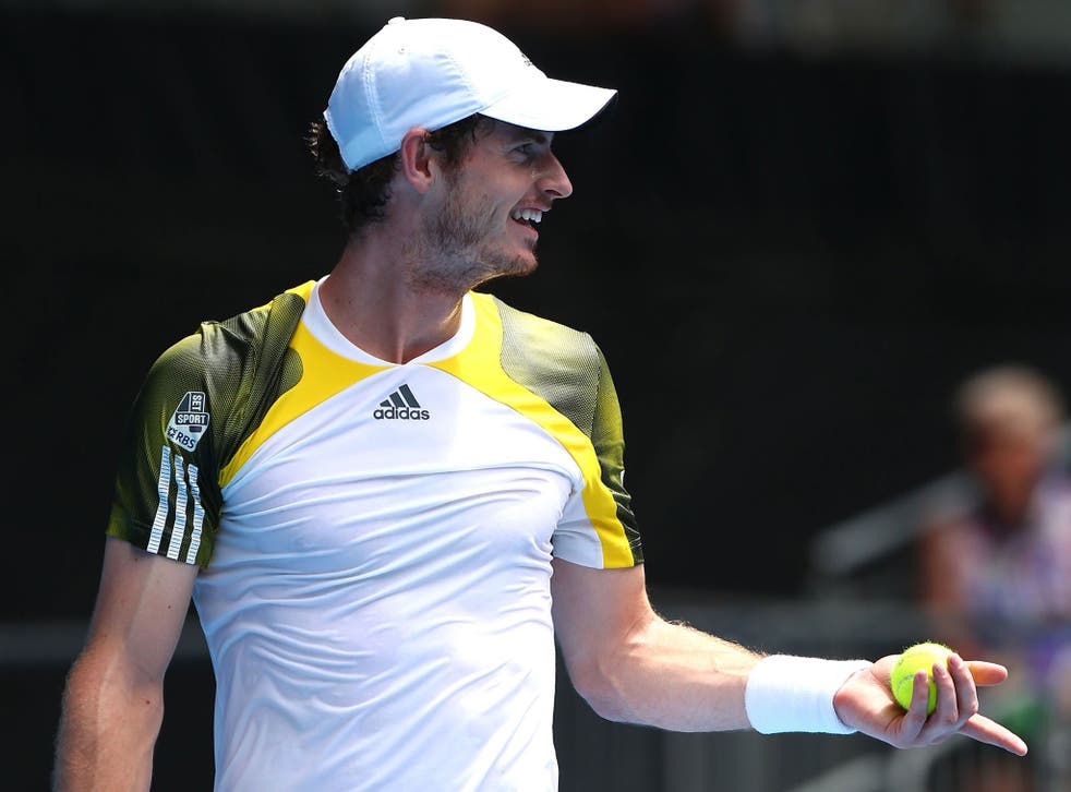 Muscular Andy Murray tells Australian media: I'm not too big for my shirt The Independent | The Independent