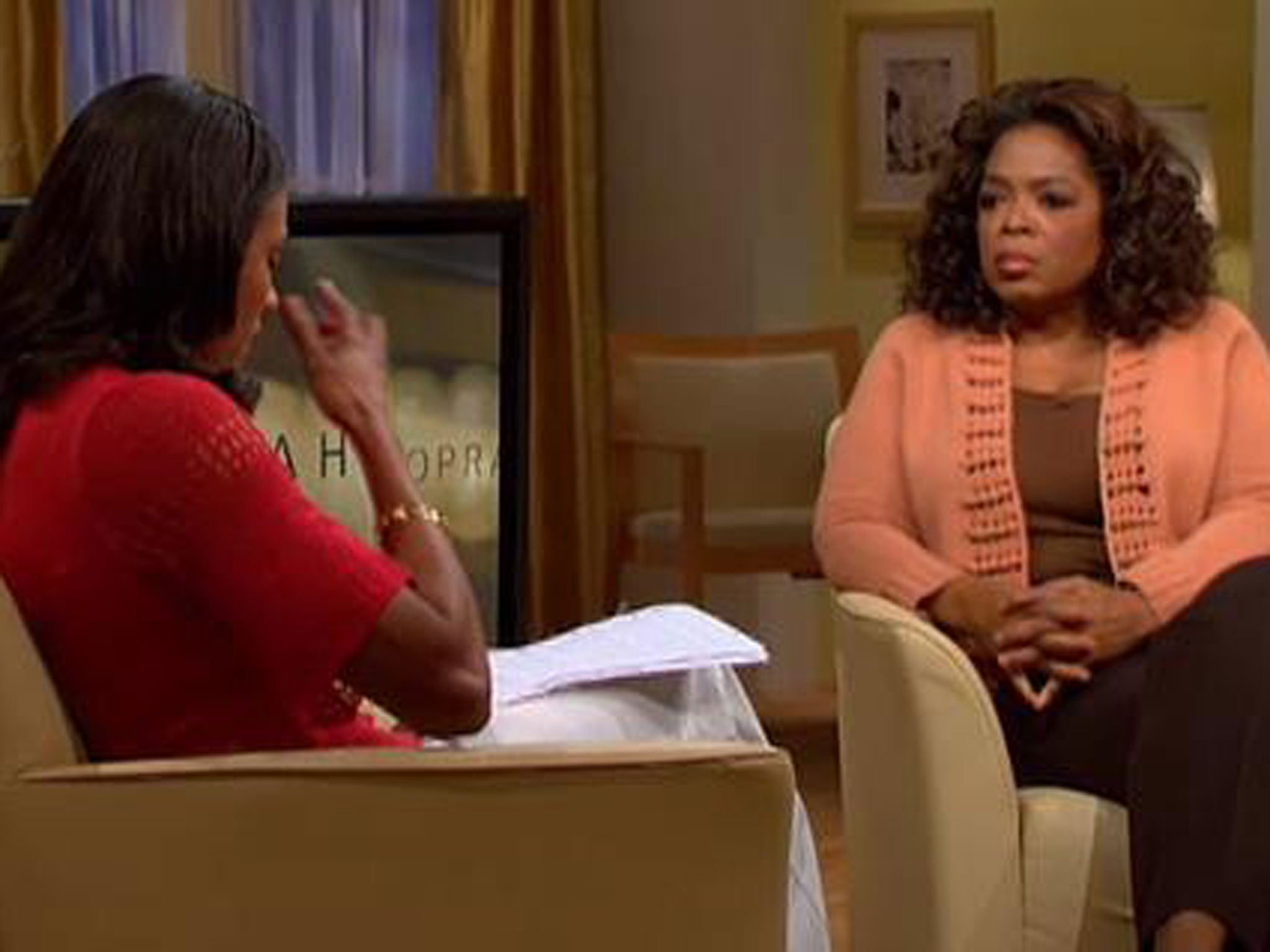A tearful Marion Jones makes her appearance on Oprah in 2008