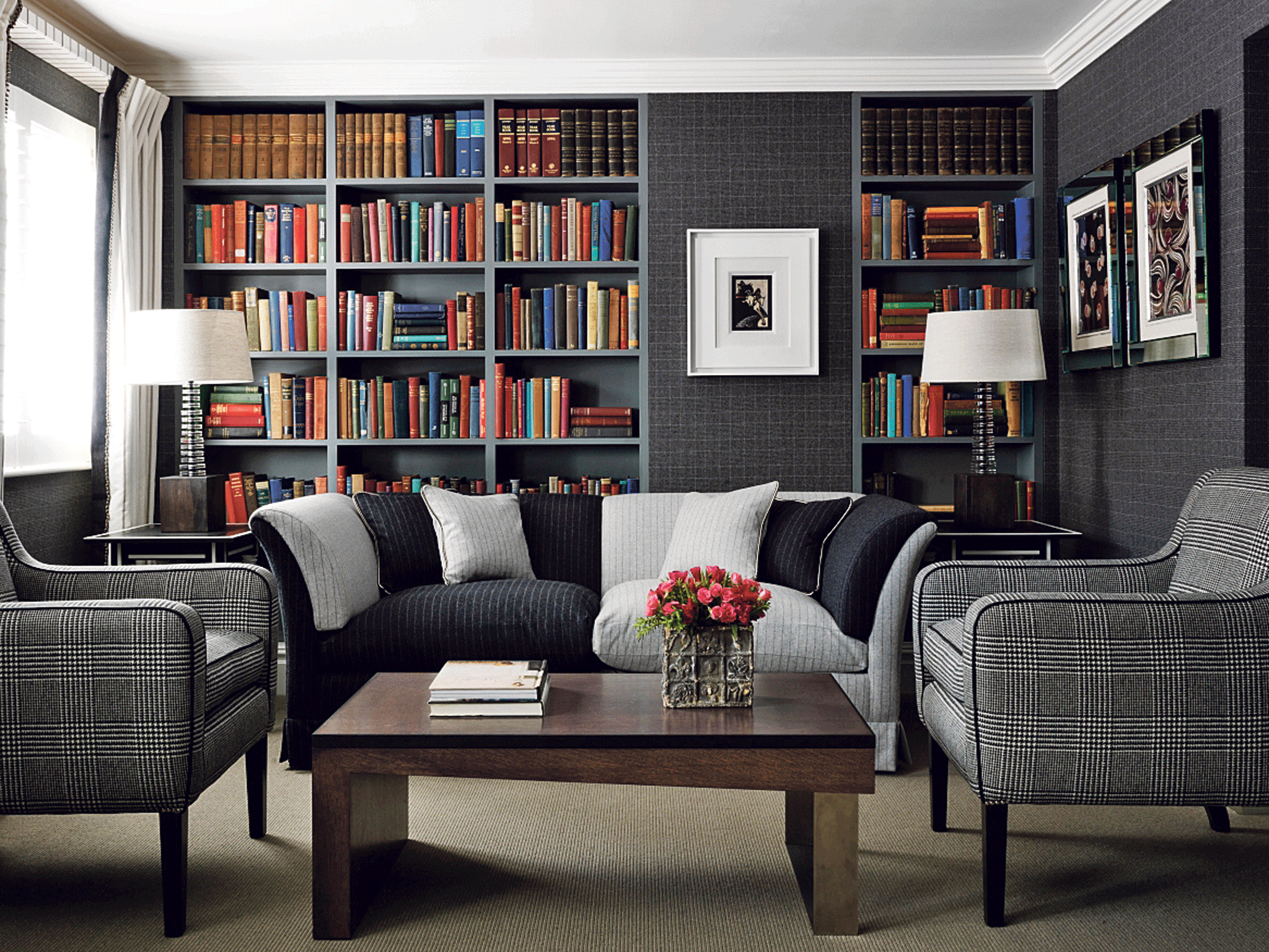 Added texture: elegant
interiors at the Dorset
Square Hotel