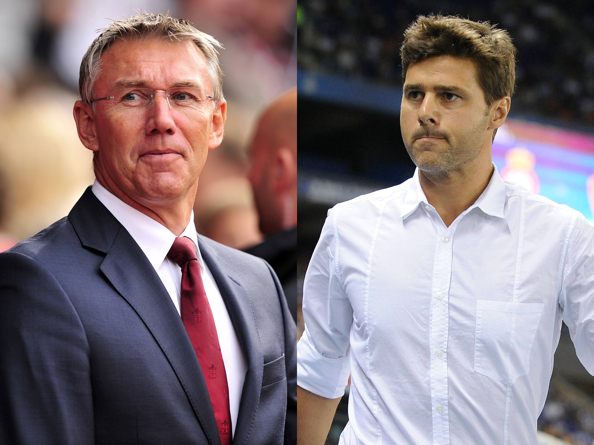 Nigel Adkins and Mauricio Pochettino