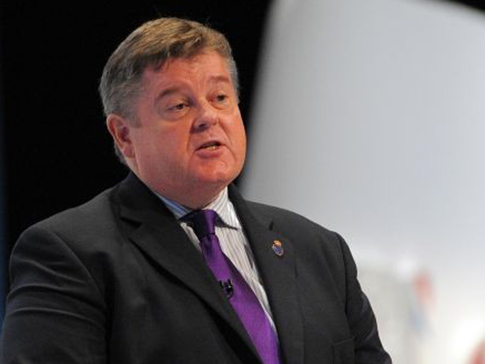 Paul McKeever at the Labour Party conference in 2011