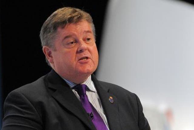 Paul McKeever at the Labour Party conference in 2011