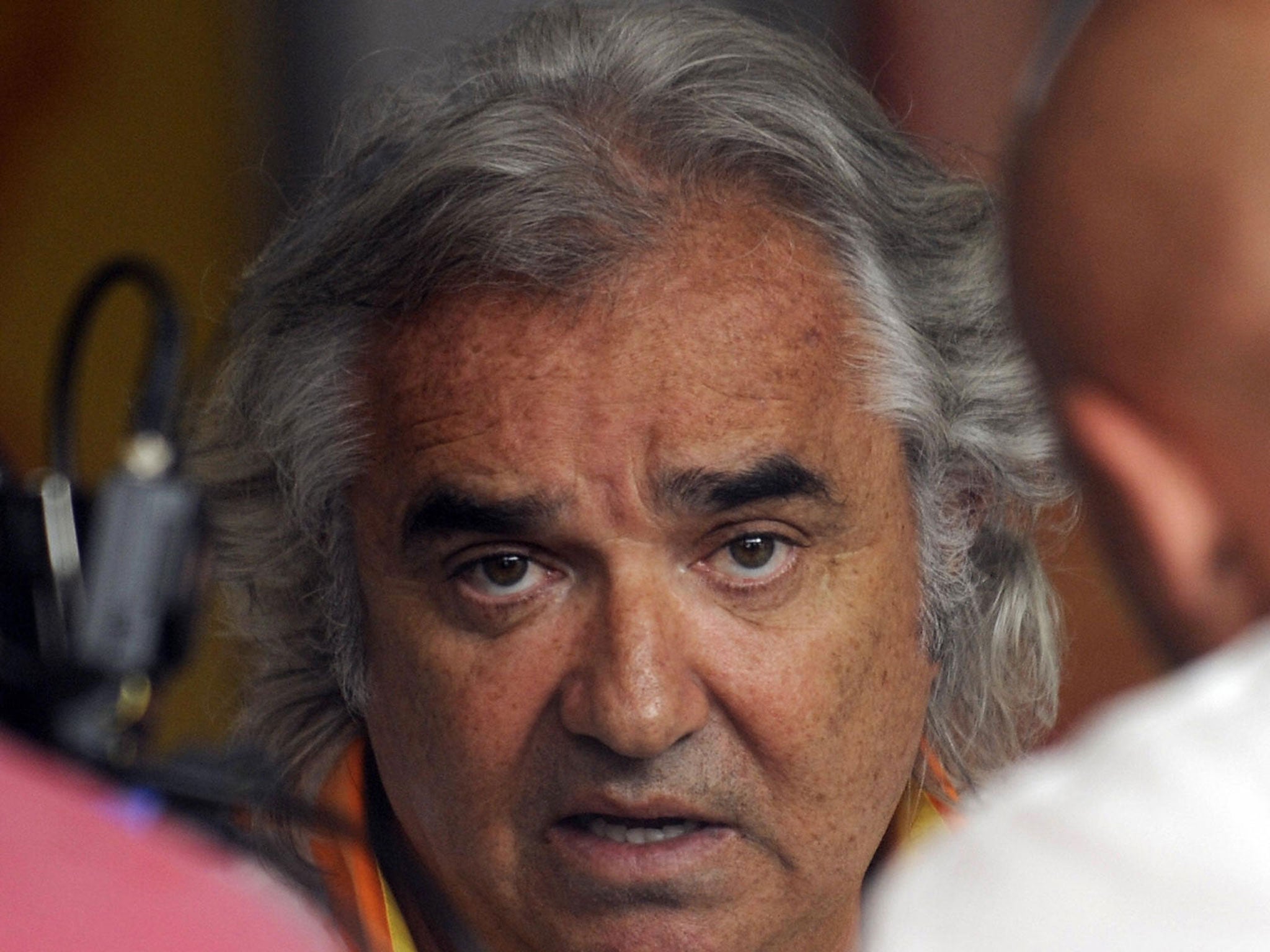 Flavio Briatore Renault F1 managing director Flavio Briatore was banned for life from the sport in 2009 for ordering his driver Nelson Piquet Jr. to crash in order to bring out the safety car which would help his teammate Fernando Alonso. The