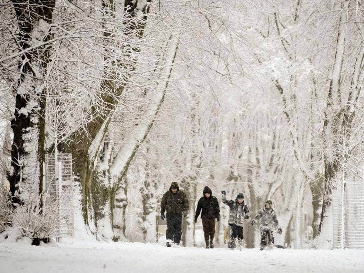 Flood warning follows snow chaos as drivers spend the night stranded on ...