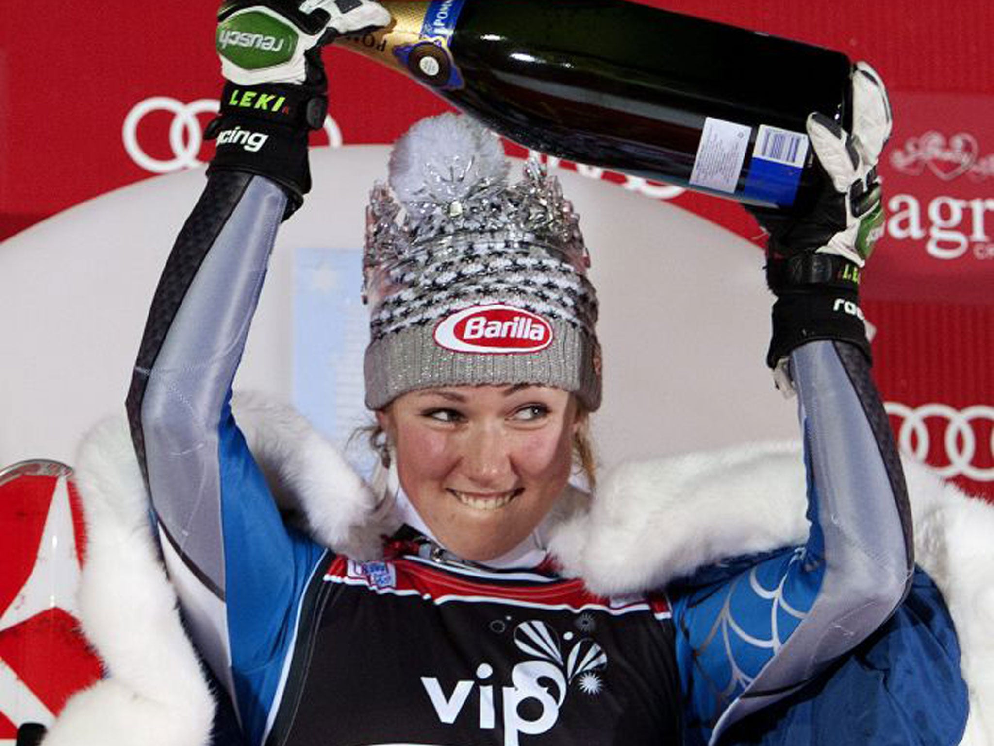 Mikaela Shiffrin won her third slalom of the season last week