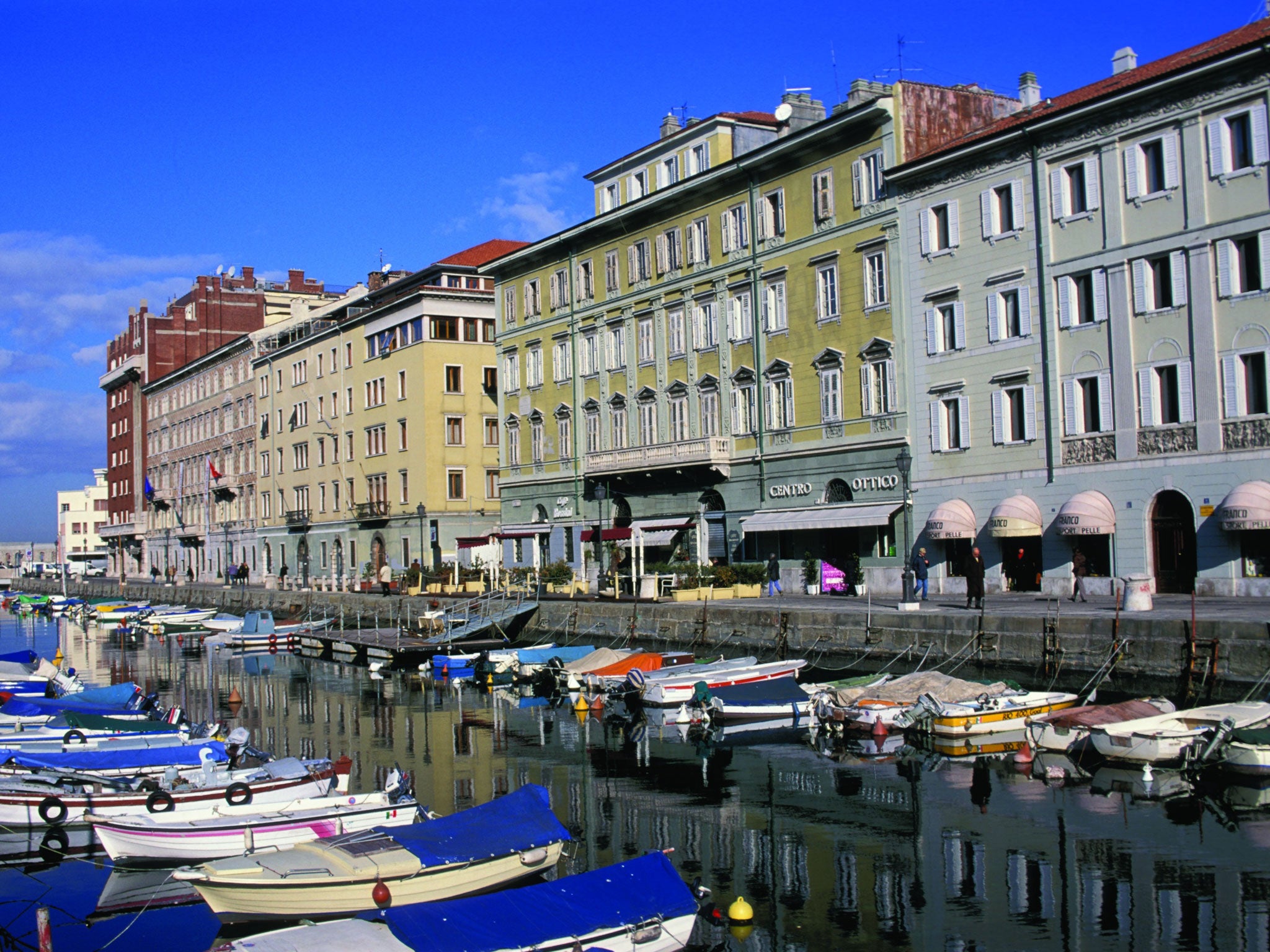 On the tick list: Trieste’s Grande Canal is among those sights that Stephen Bailey hopes, one day, to see