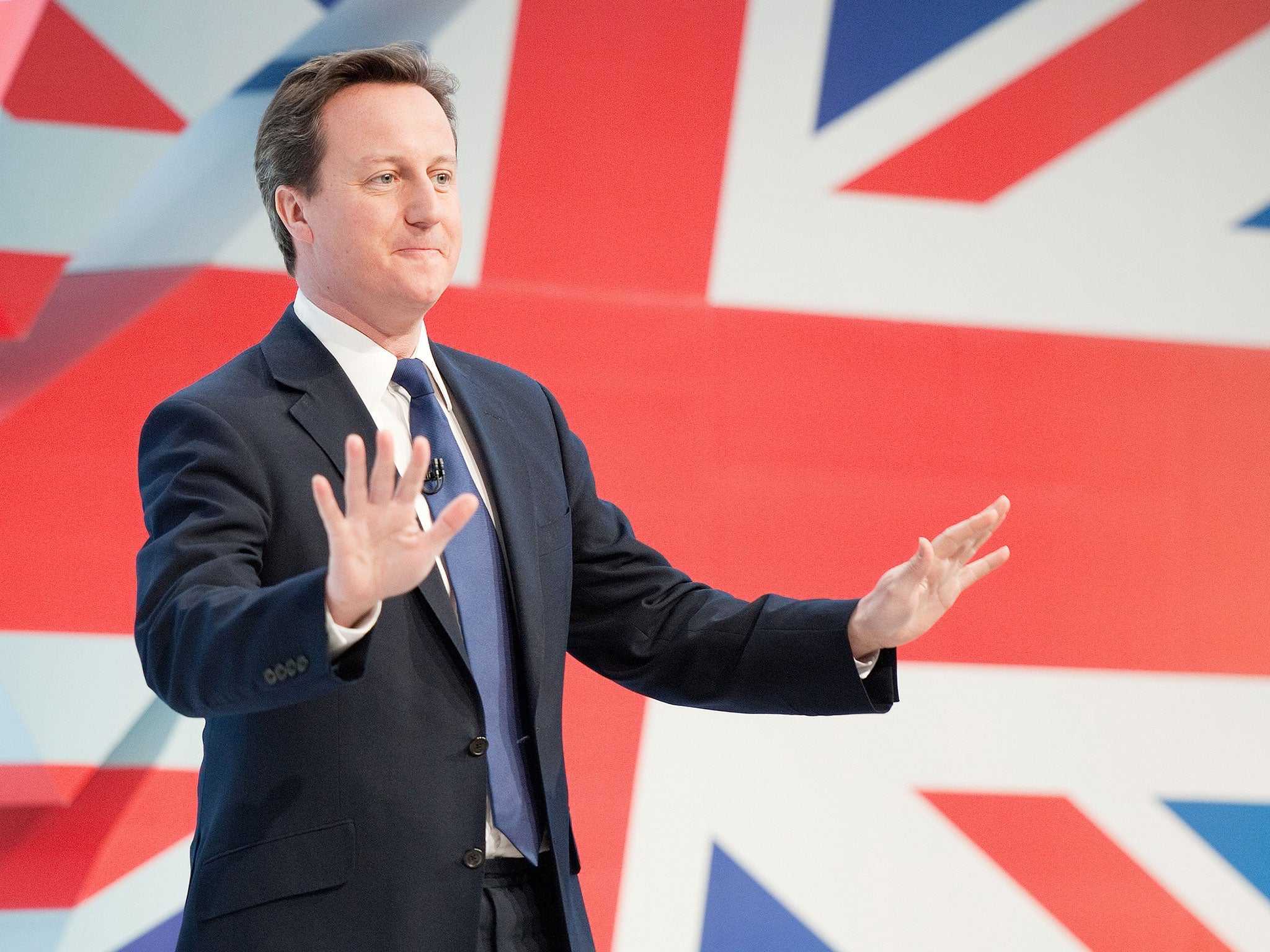 Tough talking: David Cameron is expected to give his speech tomorrow