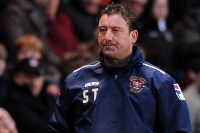 Out of luck: Steve Thompson has lost all three games as caretaker manager
