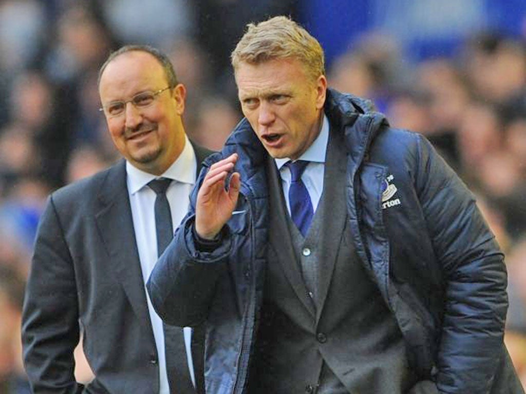 David Moyes is being considered as an option to succeed Rafa Benitez at Chelsea