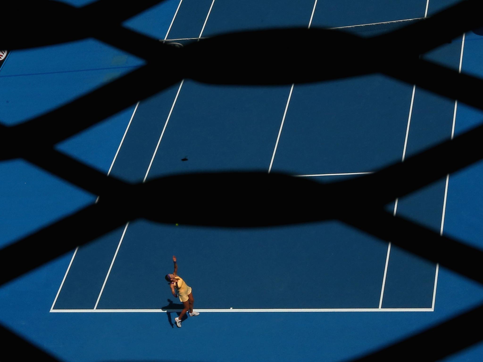 Victoria Azarenka in action at the Australian Open