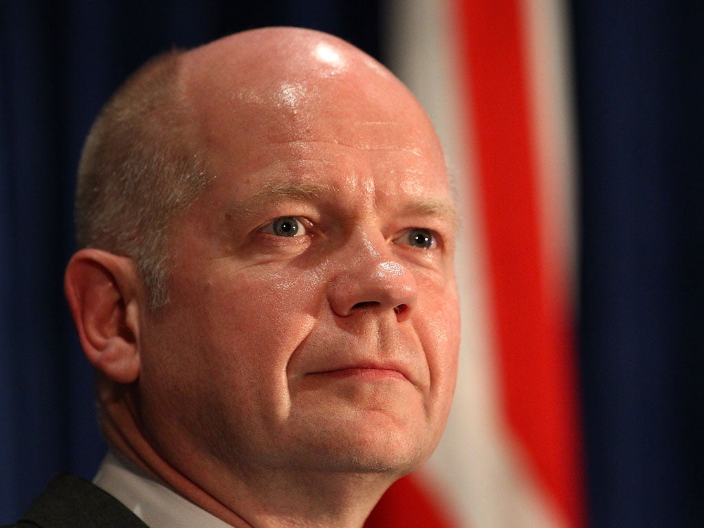 William Hague said the UK would clear up any 'bureaucratic confusion'