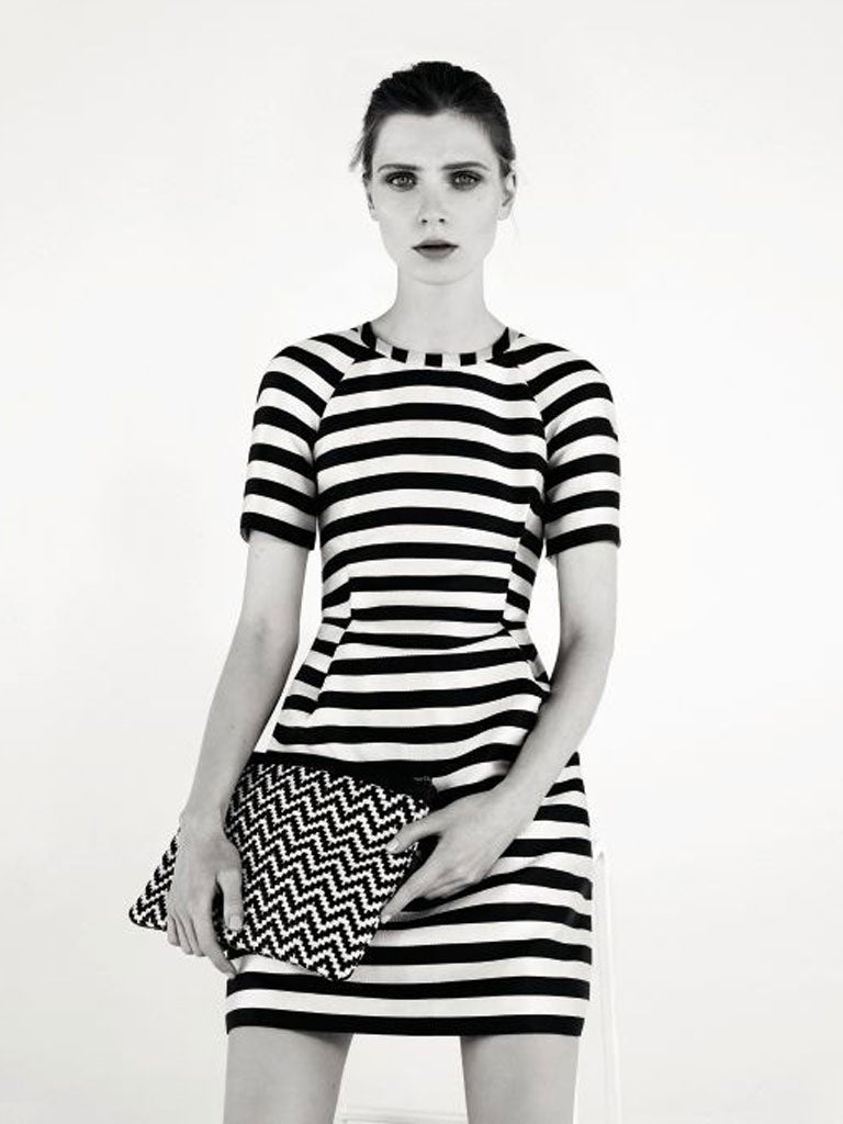 £165 dress, bag £75, Whistles, whistles.co.uk