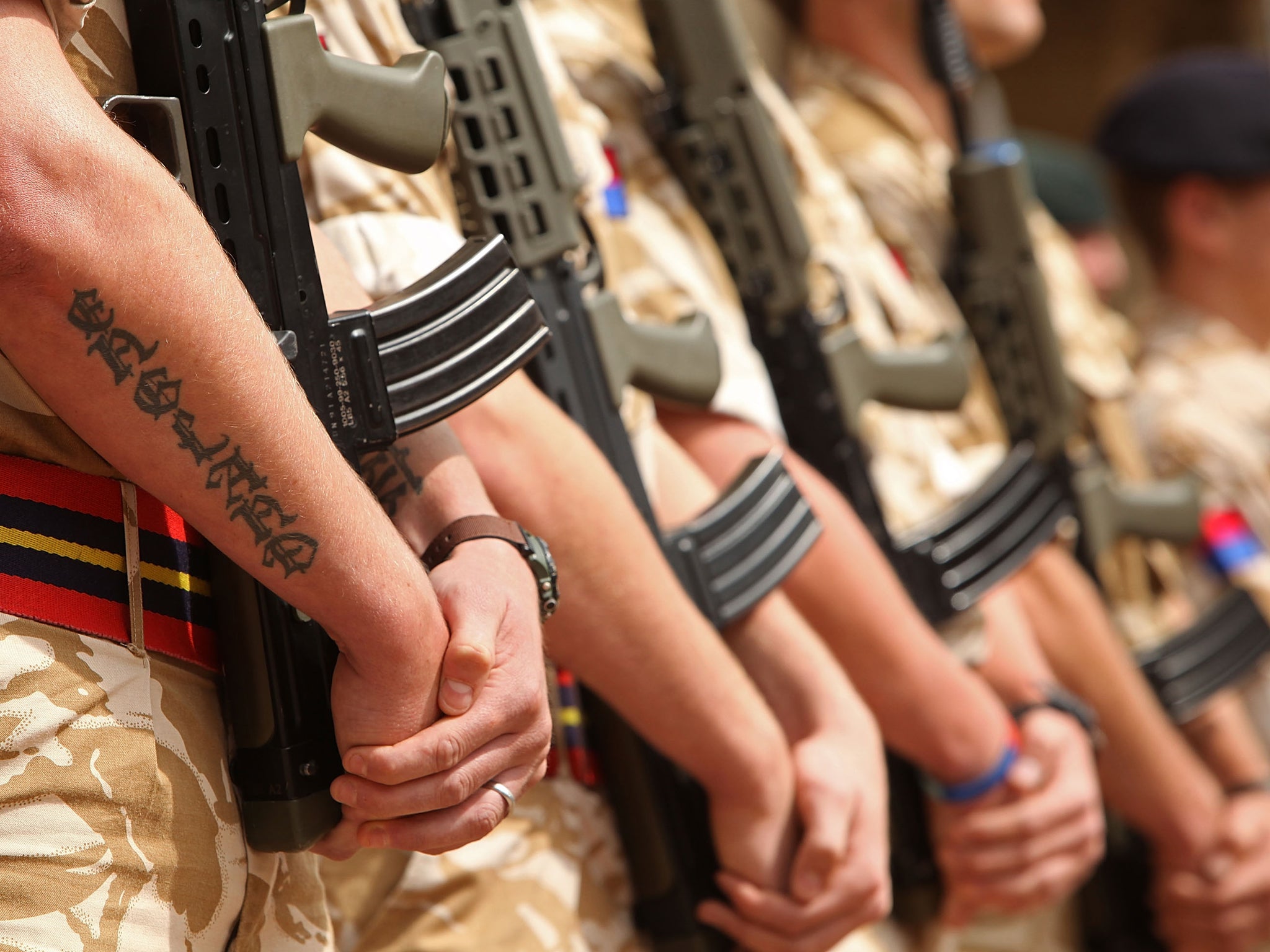Татуировки в британской армии