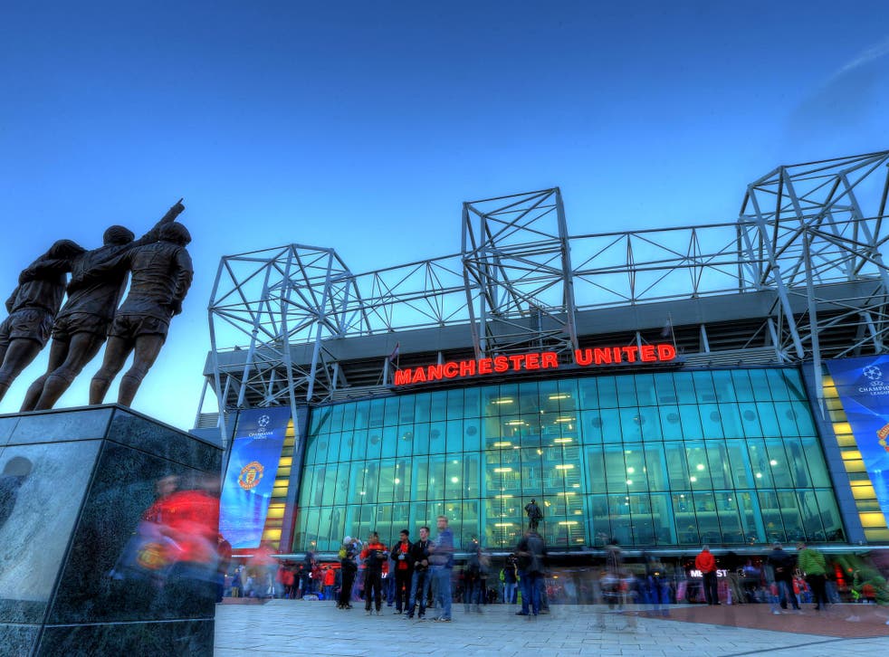 A view from outside Old Trafford