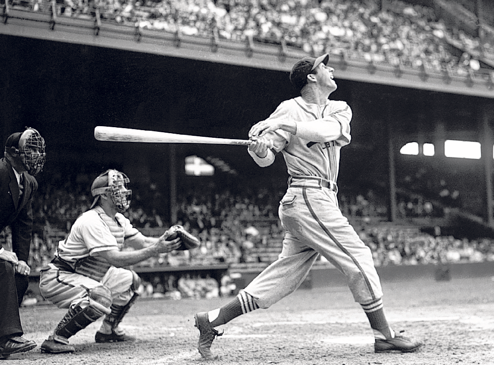 Quiet perfection: Musial at bat for St Louis Cardinals at Philadelphia Phillies in 1946