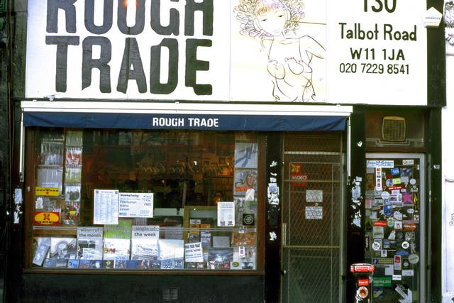 The Rough Trade store on Tolbert Road, west London