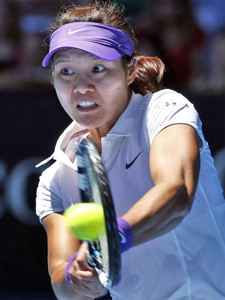 Li Na is in excellent condition