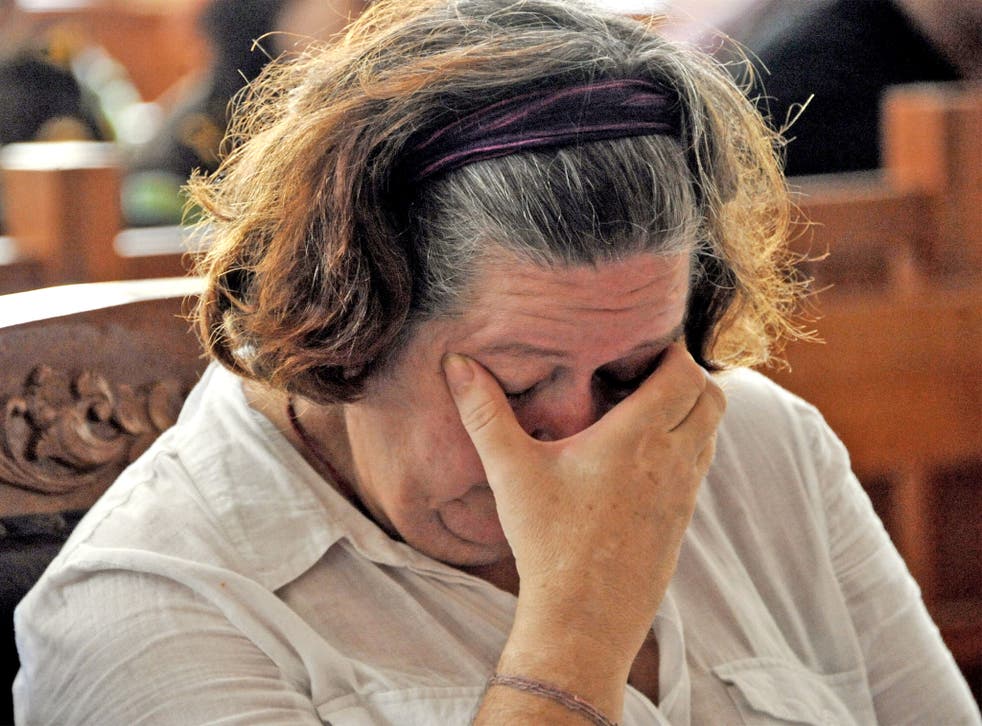 Lindsay Sandiford appearing in court in January, 2013