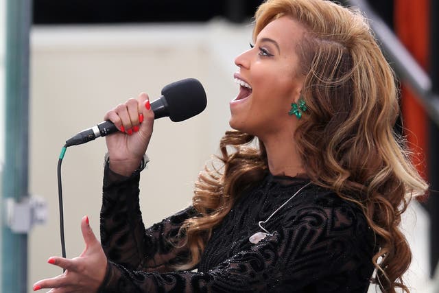 Did Beyonce lip-synch at the President's inauguration