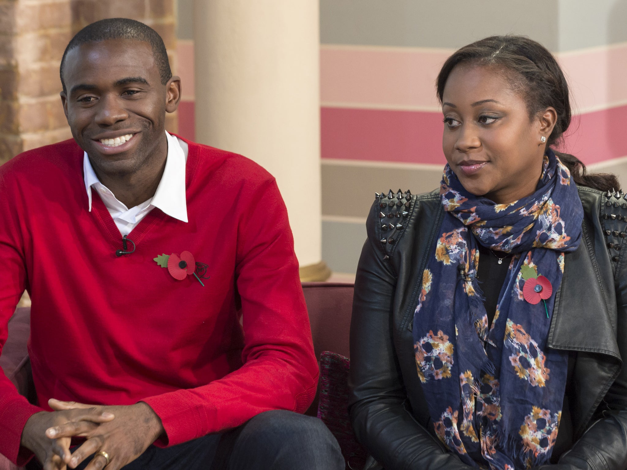 Fabrice Muamba and wife Shauna, pictured here in November last year, are said to be 'elated' at the prospect of a new baby