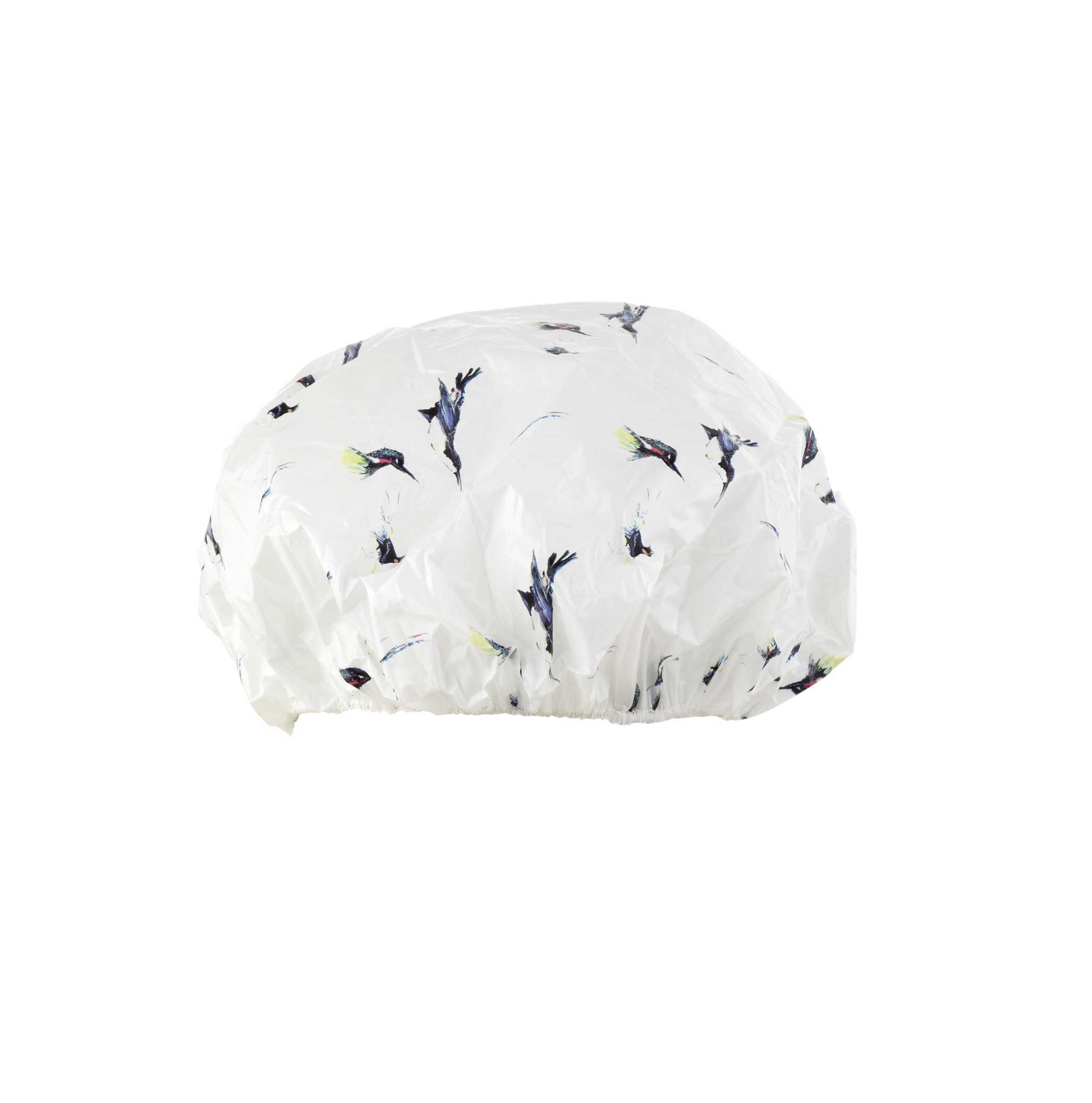 Percy & Reed's Totally TLC Hydrating Mask (£20, percyandreed.com) comes with a snazzy, bird-adorned plastic bonnet in order to trap in heat and open hair cuticles