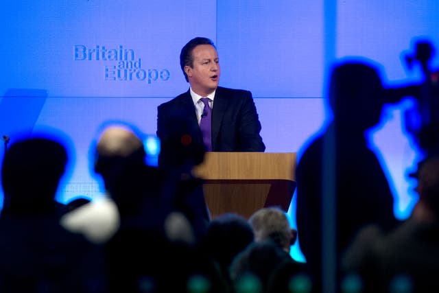 David Cameron claims a vote to leave Europe could set the country back years